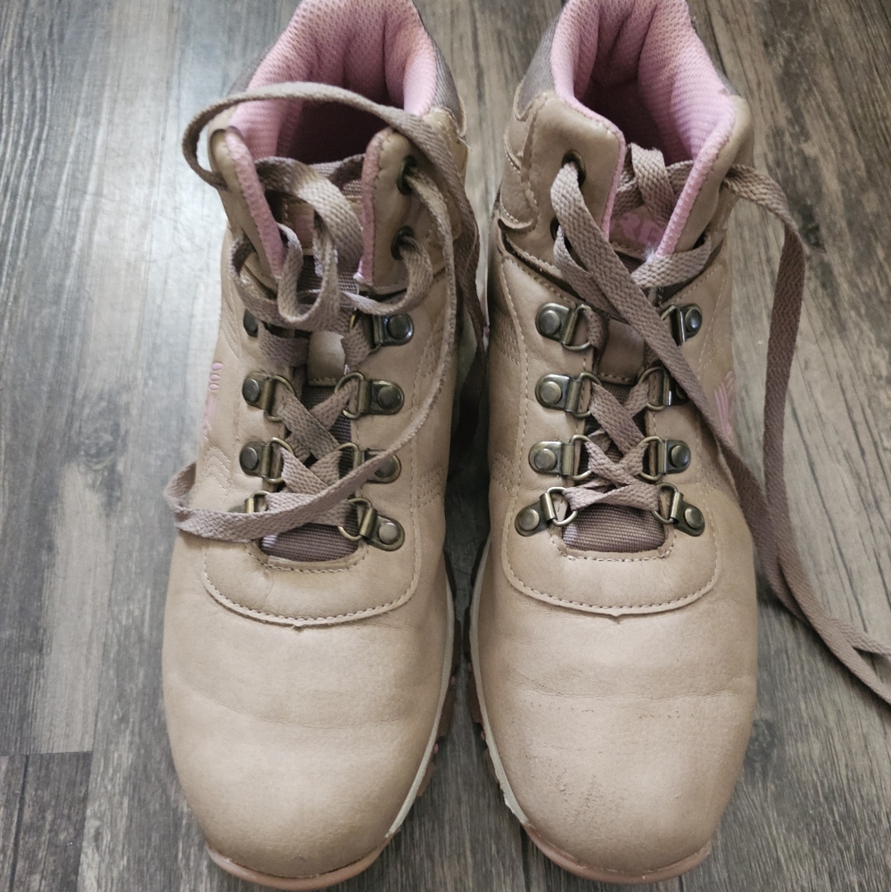 RBX Tan Pink Hiking Boots Size 7.5